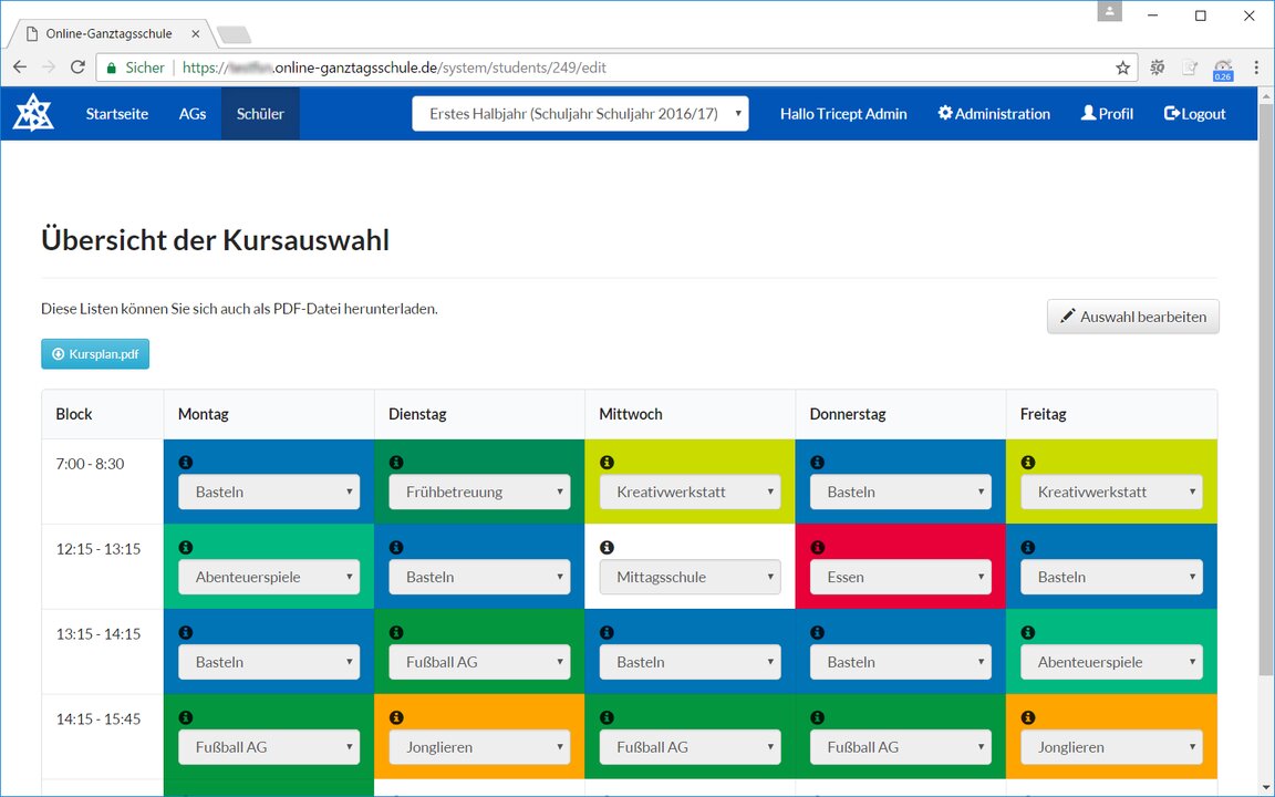 online-ganztagsschule.de – Effiziente Organisation der Ganztagsschulbetreuung