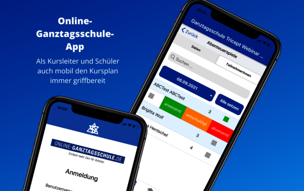 Die Online-Ganztagsschule - App ist da
