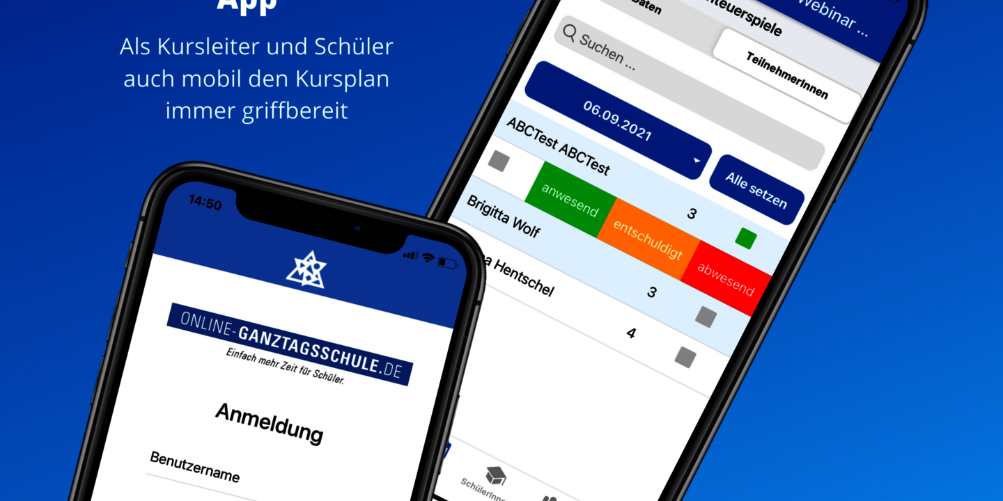 Die Online-Ganztagsschule - App ist da