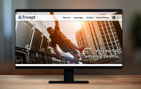 Tricept präsentiert neuen Webauftritt 
