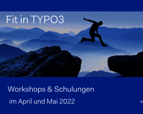 Fit in TYPO3 - Workshops & Schulungen im April/Mai 2022 von it4sport by Tricept