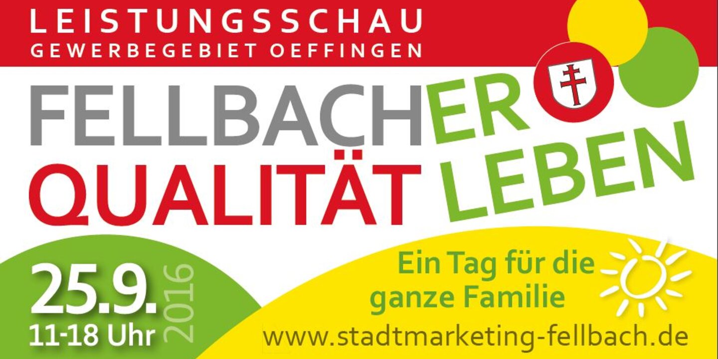 Leistungsschau "Fellbacher Qualität erleben" am 25.09.2016 