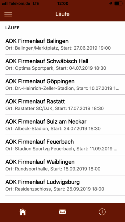 Tricept entwickelt App für Firmenlaufserie